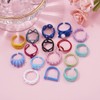 RINHOO FRIENDSHIP 6-16Pcs Colorful Chunky Rings Set for Women Trendy