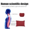 Car Neck Pillow Car Suede Headrest Cushion Support Pillow Compatible