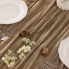 LINXTAR Nude Table Runner Cheesecloth Table Runner 10FT Farmhouse Table