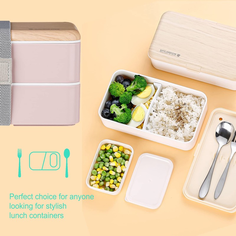 Original Bento Box Lunch Boxes Container Bundle Divider Japanese style