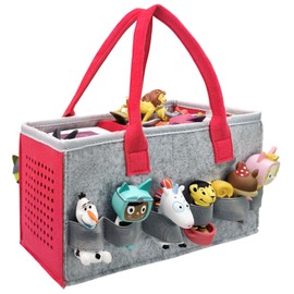 Shudyear Travel Carrying Bag for Toniebox Starter Set and Accessories, Felt Organizer Bag for Toniebox with Handle,Transport Toniebox Audio Player and Tonies