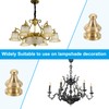 PATIKIL 17 x 23mm Lamp Finials Caps Knob, 2 Set