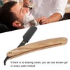 Straight Edge Razor Men Home Portable Stainless Steel Barber Folding