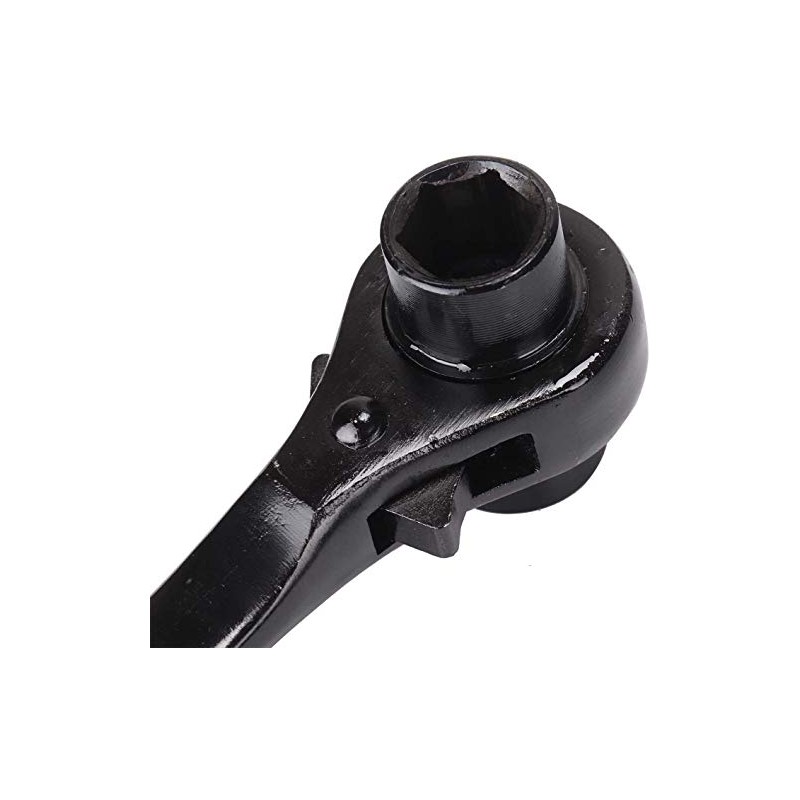 17 x 19mm Black Ratchet Podger Spanner Quick Release Scaffold