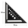 Beslands Triangle Ruler for Woodworking, 7.1 x 7.1 inches (18