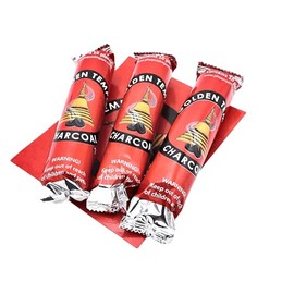 LivuX 30 Tabs Incense Charcoal 33 mm - Quick Ignition Incense Charcoal, 3 Rolls of 10 Charcoal Tablets, Ideal for Burning Incense, Resins and Herbs 1202