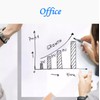48" x 100" Dry Erase Whiteboard Wall Decal, Stick and