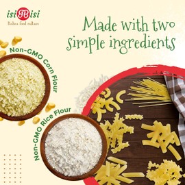 isiBisi Gluten Free Pasta Sampler, 8-Pack - Penne, Spaghetti, Rigatoni, Elbow, Baby Mafalda, Spirali Noodles - Non GMO Vegan, Made in Italy