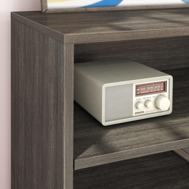 Max & Lily Classic 3-Shelf, Clay Bookcase