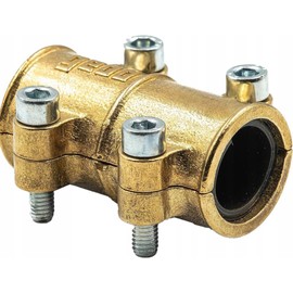 Gebo Pipe Clamp Brass EPDM Seal 15 mm