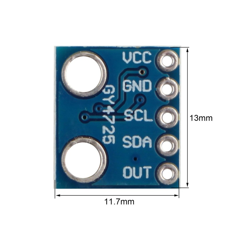 HALJIA GY-4725 MCP4725 DAC Module I2C Breakout Module Development Board