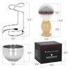 Shaving Brush Set for Men, 3 in1 Shaving Kit Includes