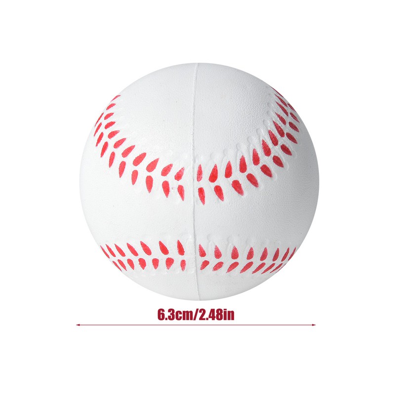 12PCS 6.3CM Children Playground Full Core Soft EVA Elastic Ball
