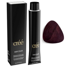Cree Professional 5.6 - Light Red Brown Permanent Hair Color - Long Lasting, Rich Vibrant - Gray Coverage 100ml - 3.4 fl.oz.