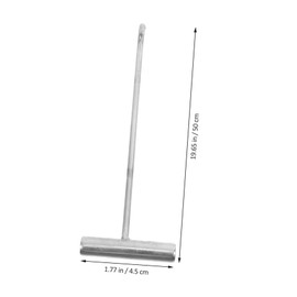 TOPPERFUN Manhole Cover Hook Tension Handy Hook Lifting Tool Lifting Hook Spring Pull Hooks Tank Rod Well Lid Lifter Trampolines Post Manhole Lifter Springs Hook Tool Silver Stainless Steel