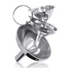 WELANE Metal Funnels, 3 PCS Small Stainless Steel Kitchen Funnels