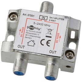 Wentronic 67001-GB SAT Splitter 2-Way