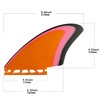 Boat Fin, Glass Fiber, Surfboard Fin, Keel Fin 2 Fin,