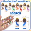 Yelakey Mini Jesus Figures 100pcs Little Tiny Jesus Figurines in