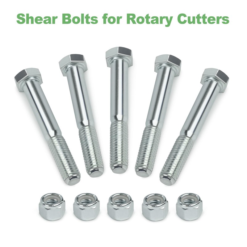 Grade 5 Shear Bolts for Rotary Cutters 1/2" x 3-1/2"