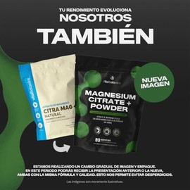 Vital Botanics Citrato de Magnesio con Colágeno Hidrolizado en Polvo