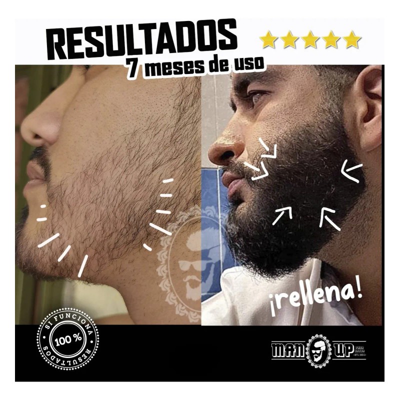 Roll On MANUP Crecimiento de Barba crecimiento de barba y