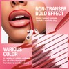 LANGMANNI 12 Colors Sculpting Matte Velvet Lip Liner Set,Smooth Creamy