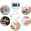 STSTR 222PCS Bump Dots for Visually Impaired, Mixed Sizes Shapes