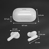 Denver Wireless Bluetooth Headphones - In-Ear Headphones with Charging Case