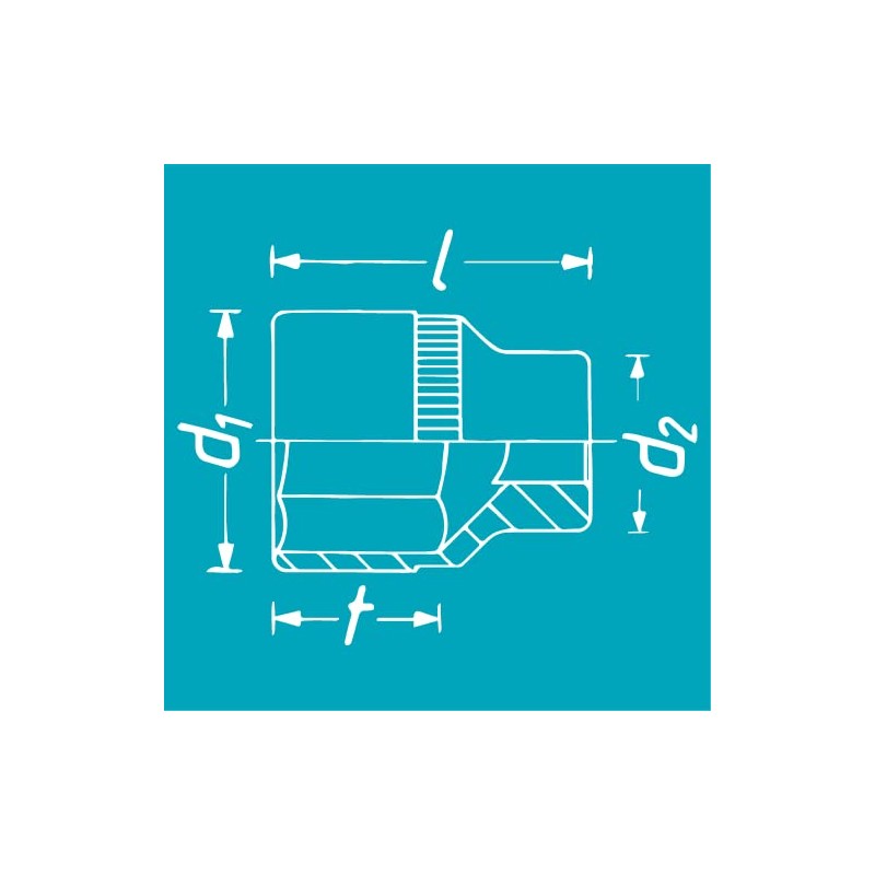 Hazet 900-13 6-Point Socket