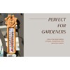 Terracotta Garden Thermometer with Sun Decor - Accurate Temperature Readings,