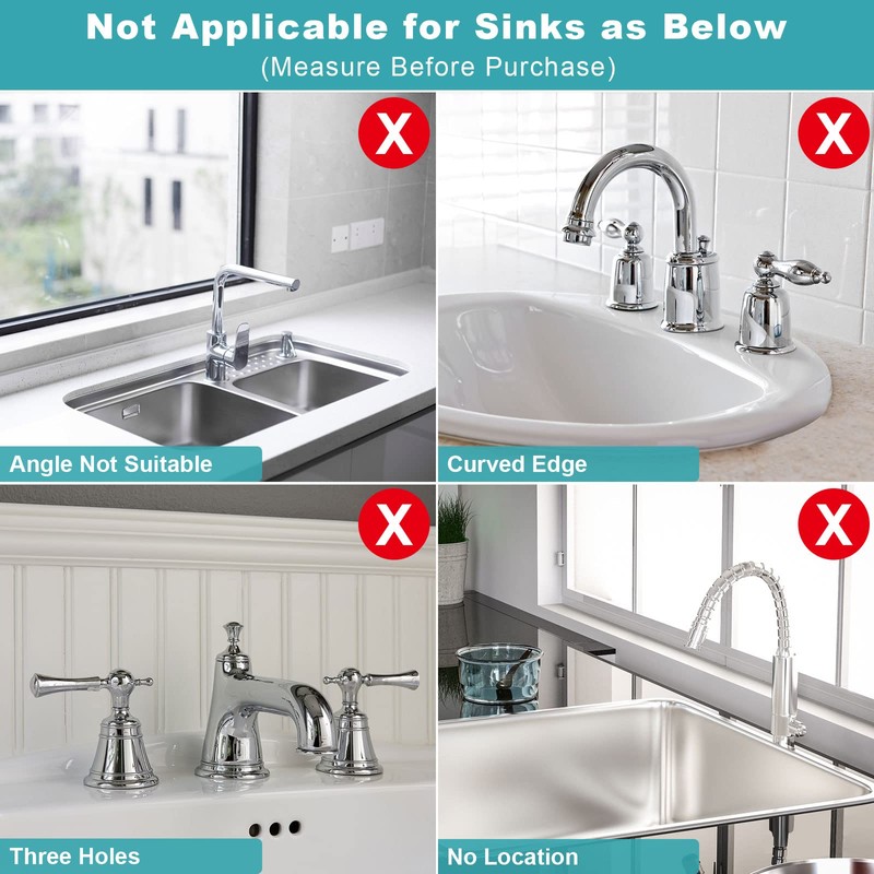30 Inch Kitchen Sink Splash Guard, Large Size Faucet Mat