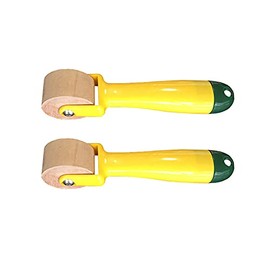 ccHuDE 2 Pcs Quilting Seam Roller Roll Sewing Seam Roller Wallpaper Edge Press Roller Quilting Tool for Home Decoration