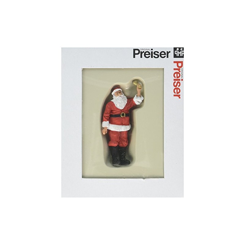Preiser 63084 Santa Claus w/Bell 1/32 Model Figure