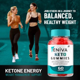 Teniva ACV (5 Pack) Teniva ACV Gummies Supplement – Teni Va ACV Gummy Apple Cider Vinegar