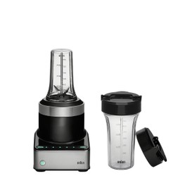 Braun JB71 PureMix Jug Blender Accessory Smoothie 2Go Blending Set, Black