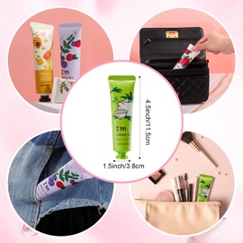 Rxdotrde 40 Pack Hand Cream,Mini Hand Lotion for Dry Cracked Hands,Hand Cream Gift Set for Women,Moisturizing Hand Care Cream Stocking Stuffers Gift Set,Natural Plant Fragrance Hand Cream Travel Size