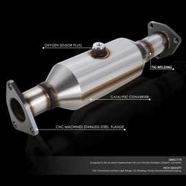 DNA MOTORING Factory Style Bolt-on Catalytic Converter Compatible with 98-02 Accord / 99-04 Odyssey / 01-03 CL / 02-03 TL 3.0L 3.2L 3.5L,EPA Compliant,OEM-CONV-070
