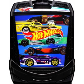 Hot Wheels 100-Car Storage Case – Large Capacity Organizer for 1:64 Die-Cast Vehicles with Handle and Latch, Durable Portable Carrying Case for Kids, Travel, and Toy Car Collectors