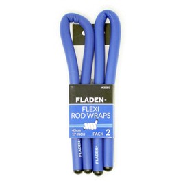 FLADEN Fishing - 2 Pack of 43cm x 13mm - Fishing Rod Protection FLEXI WRAPS Anti Rub Protection for Storing All types of fishing Rods - Sea, Carp and Coarse and Other Multi Home Uses [36-0012]