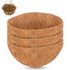 ZeeDix 3Pcs 12 Inch Coconut Liners for Planters, Round Hanging