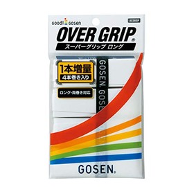 Gosen AC26SP Super Grip Tape, Pack of 4, White