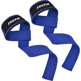 RDX Weight Lifting Straps Deadlifting Powerlifting, 5MM Neoprene Wrist Support, Anti Slip 60CM Hand Bar Grip, Heavy Duty Bodybuilding Weightlifting Workout, Soft Cotton, Strength Training Gym Fitness