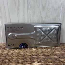 IKOO NEW IKOO PADDLE X POPS Blow Dry & Styling Hair Brush in BELUGA BLACK