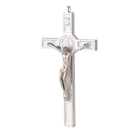 VINETEN Crucifix Wall Cross, Catholic Crosses - Crucifix for Wall, Jesus Christian Wall Hanging Cross for Home Decor 4 Inch