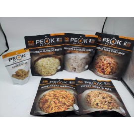 Mountain House PEAK REFUEL PREMIUM FREEZEDRIED FOOD 6-PK ASST LIKE MOUNTAIN HOUSE W/FREE COOKIE