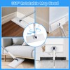 Snap Grip Mini Mop with 6 Washable Pads, Dust Mop