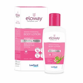 Eloway Aloevera Moisturizing Body Lotion Pack of 3(100ml Each)-Enriched with Natural Aloevera and Vitamin E | For Nourished and Moisturized Skin | Gentle on Skin | Suitable for All
