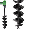 TCBWFY Garden Auger Drill Bit for Planting 3x16.5inch,Total Solid Barrel