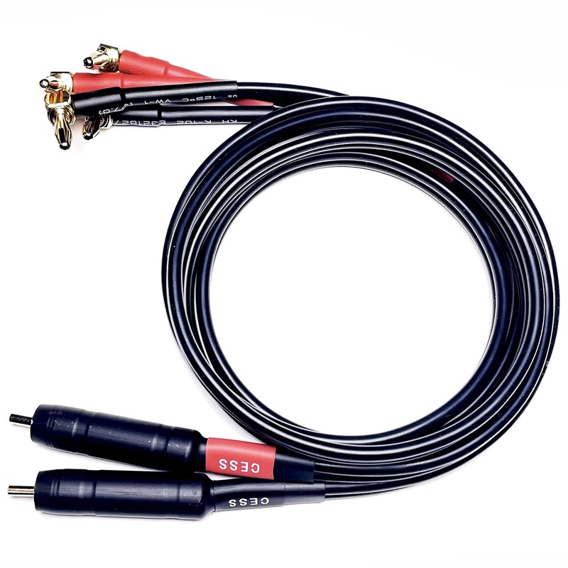 CESS-140-3f Cable de enchufe de ángulo recto banana a macho